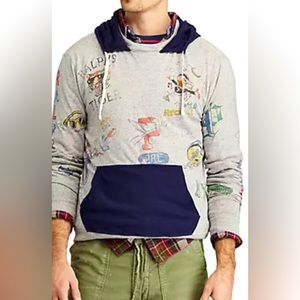 Polo Ralph Lauren Mens Yale Tiger University Graphic Hoodie